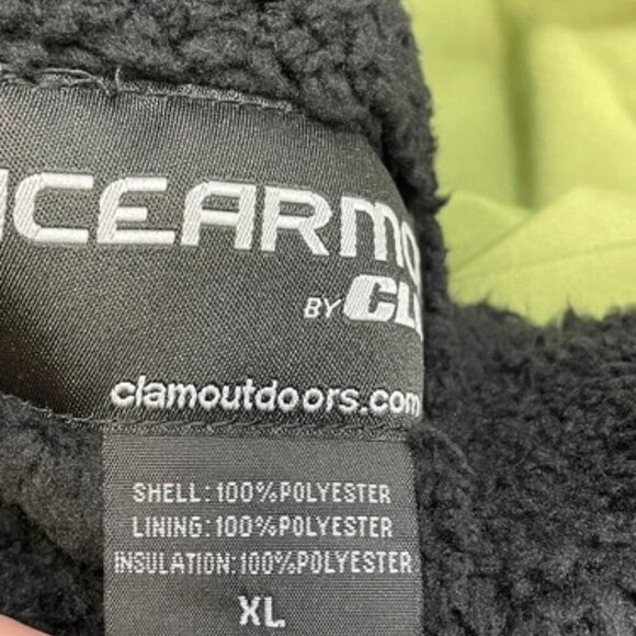 NEW ICE ARMOR By Clam Men's Snow Bib Delta Float Size XL Green - Picture 4 of 6